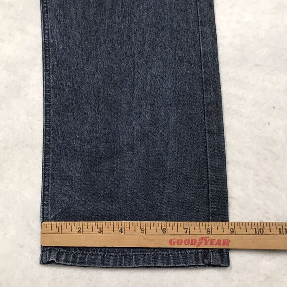 HUGO BOSS Select Alabama Jean Men 36x32 Relaxed Straight Dark Wash Italy - Picture 13 of 14